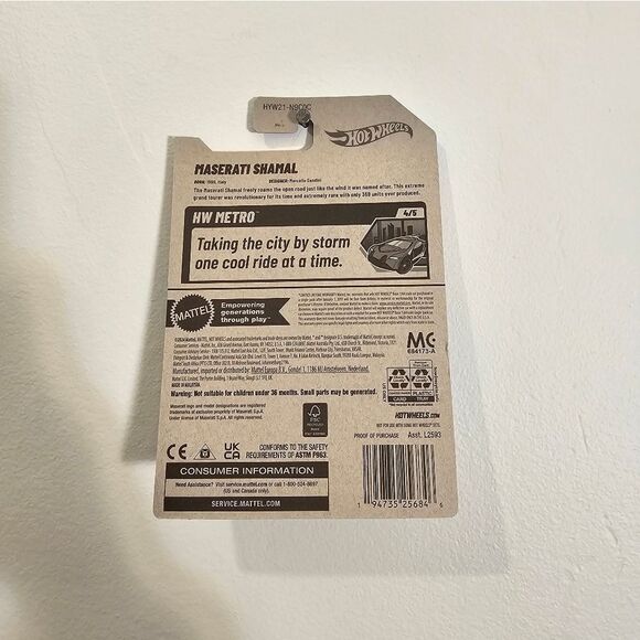 HotWheels Maserati Shamal HotWheels Metro New For 2025 - Picture 5 of 5